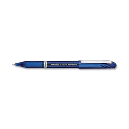 Pentel Pentel, ENERGEL NV STICK GEL PEN, 0.5 MM NEEDLE TIP, BLUE INK/BARREL, 12PK BLN25C